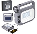 Swiss Cougar Hanoi Solar Lantern & Power Bank - 2.400mAh AH-SC-73-B_AH-SC-73-B-NO-LOGO