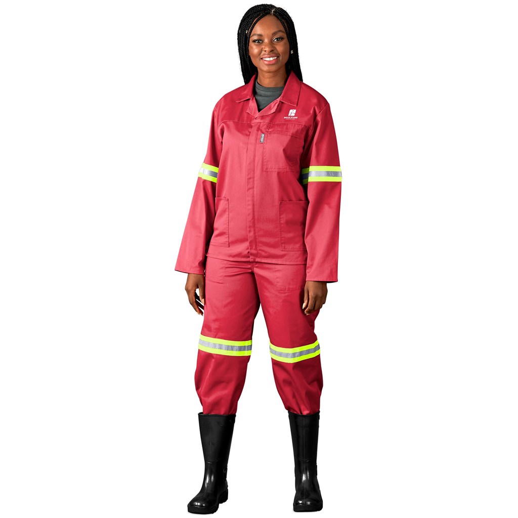 Trade Polycotton Conti Suit - Reflective Arms & Legs - Yellow Tape