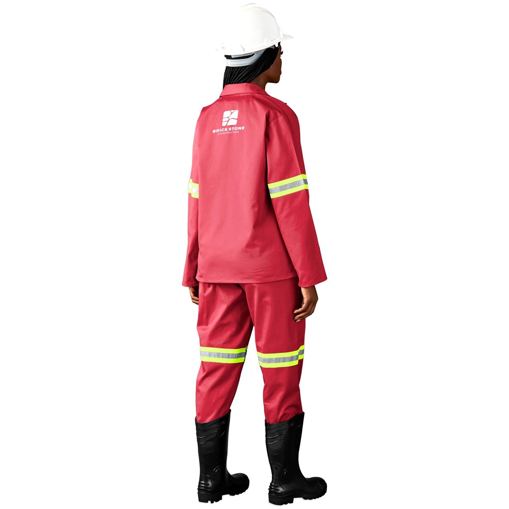 Trade Polycotton Conti Suit - Reflective Arms & Legs - Yellow Tape