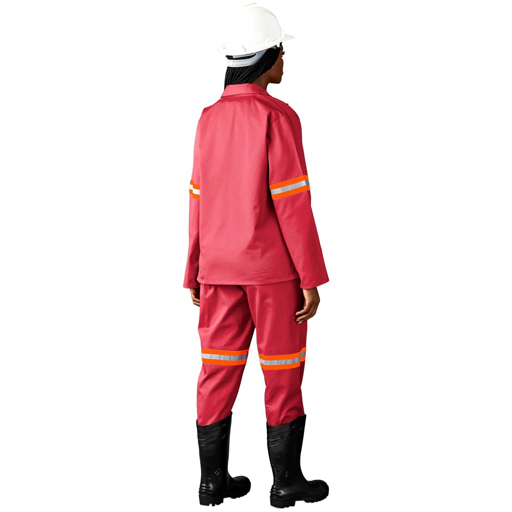 Trade Polycotton Conti Suit - Reflective Arms & Legs - Orange Tape