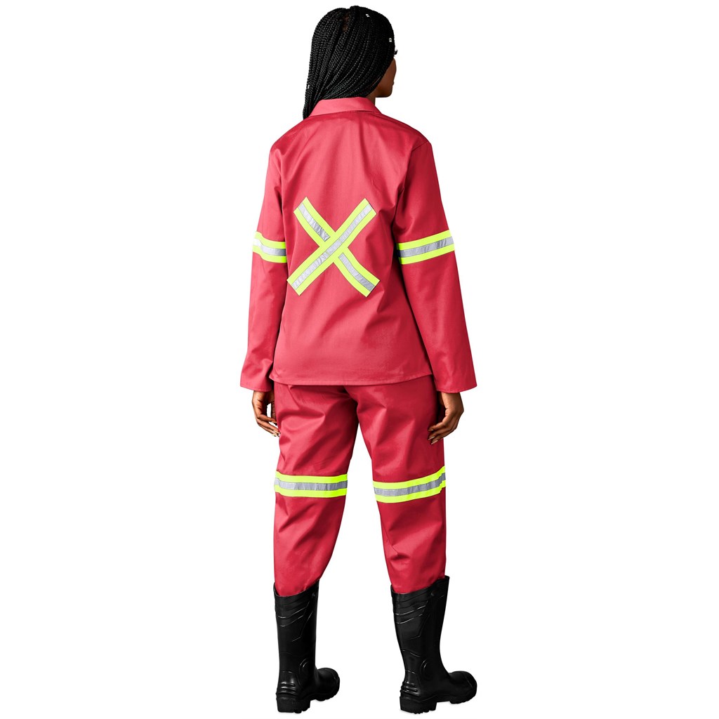 Trade Polycotton Conti Suit - Reflective Arms, Legs & Back - Yellow Tape