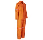 Trade Polycotton Conti - Suit Reflective Arms, Legs & Back - Orange Tape Orange