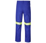 Trade Polycotton Pants - Reflective Legs - Yellow Tape Royal Blue