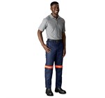 Trade Polycotton Pants - Reflective Legs - Orange Tape ALT-11022_ALT-11022-N-MOFR-01
