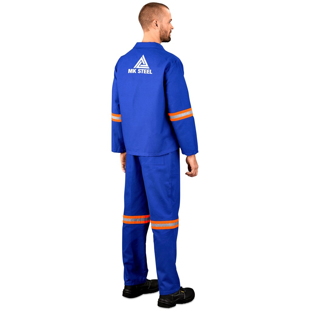 Technician 100% Cotton Conti Suit - Reflective Arms & Legs - Orange Tape