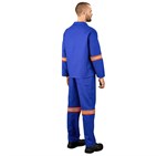 Technician 100% Cotton Conti Suit - Reflective Arms & Legs - Orange Tape ALT-11032_ALT-11032-RB-MOBK-01