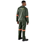 Acid Resistant Polycotton Conti Suit - Reflective Arm & Legs - Orange Tape ALT-11062_ALT-11062-OL-MOBK-01-LOGO