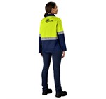 Traffic Premium Two-Tone Hi-Viz Reflective Jacket ALT-1109_ALT-1109-Y_MOBK209-LOGO