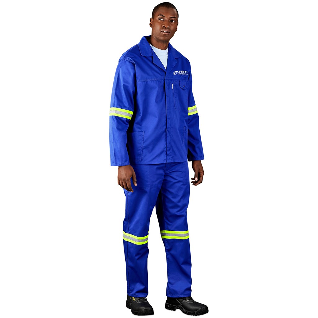 Site Premium Polycotton Jacket - Reflective Arms - Yellow Tape | ALT ...