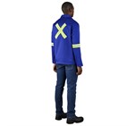 Site Premium Polycotton Jacket - Reflective Arms & Back - Yellow Tape ALT-11113_ALT-11113-RB-MOBK3