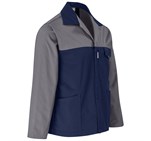 Site Premium Two-Tone Polycotton Jacket Grey