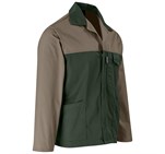 Site Premium Two-Tone Polycotton Jacket Khaki