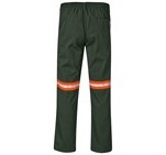 Site Premium Polycotton Pants - Reflective Legs - Orange Tape Olive