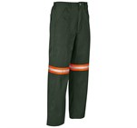 Site Premium Polycotton Pants - Reflective Legs - Orange Tape Olive