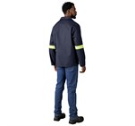 Artisan Premium 100% Cotton Jacket - Reflective Arms - Yellow Tape ALT-11141-N-MOBK8