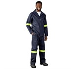 Artisan Premium 100% Cotton Jacket - Reflective Arms - Yellow Tape ALT-11141-N-MOFR22