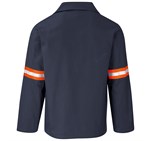 Artisan Premium 100% Cotton Jacket - Reflective Arms - Orange Tape Navy