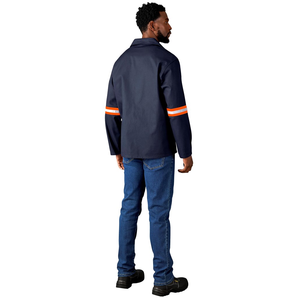 Artisan Premium 100% Cotton Jacket - Reflective Arms - Orange Tape