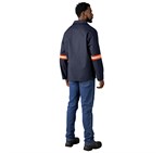 Artisan Premium 100% Cotton Jacket - Reflective Arms - Orange Tape ALT-11142-N-MOBK-01