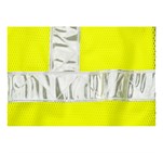 Airport Hi-Viz Reflective Full Zip Vest Yellow