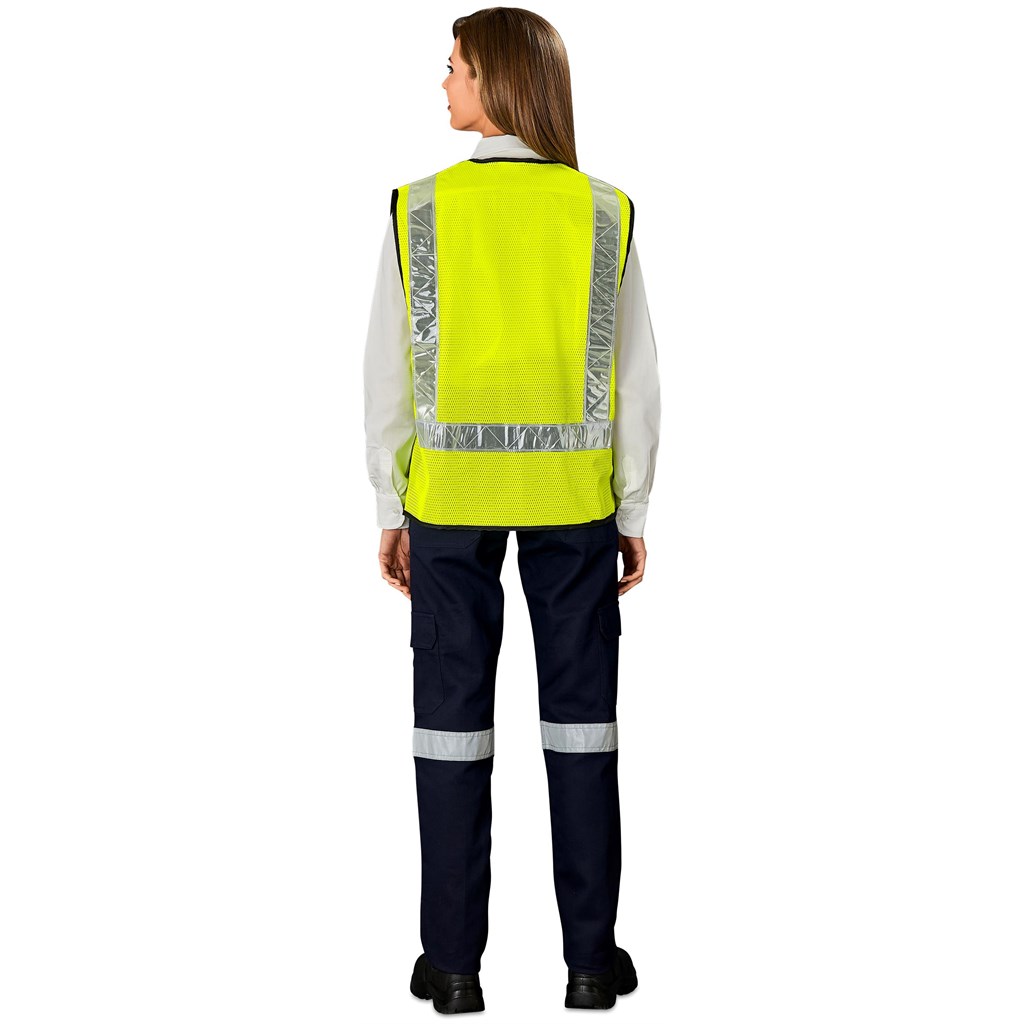 Airport Hi-Viz Reflective Full Zip Vest