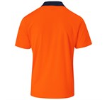 Inspector Two-Tone Hi-Viz Golf Shirt Orange