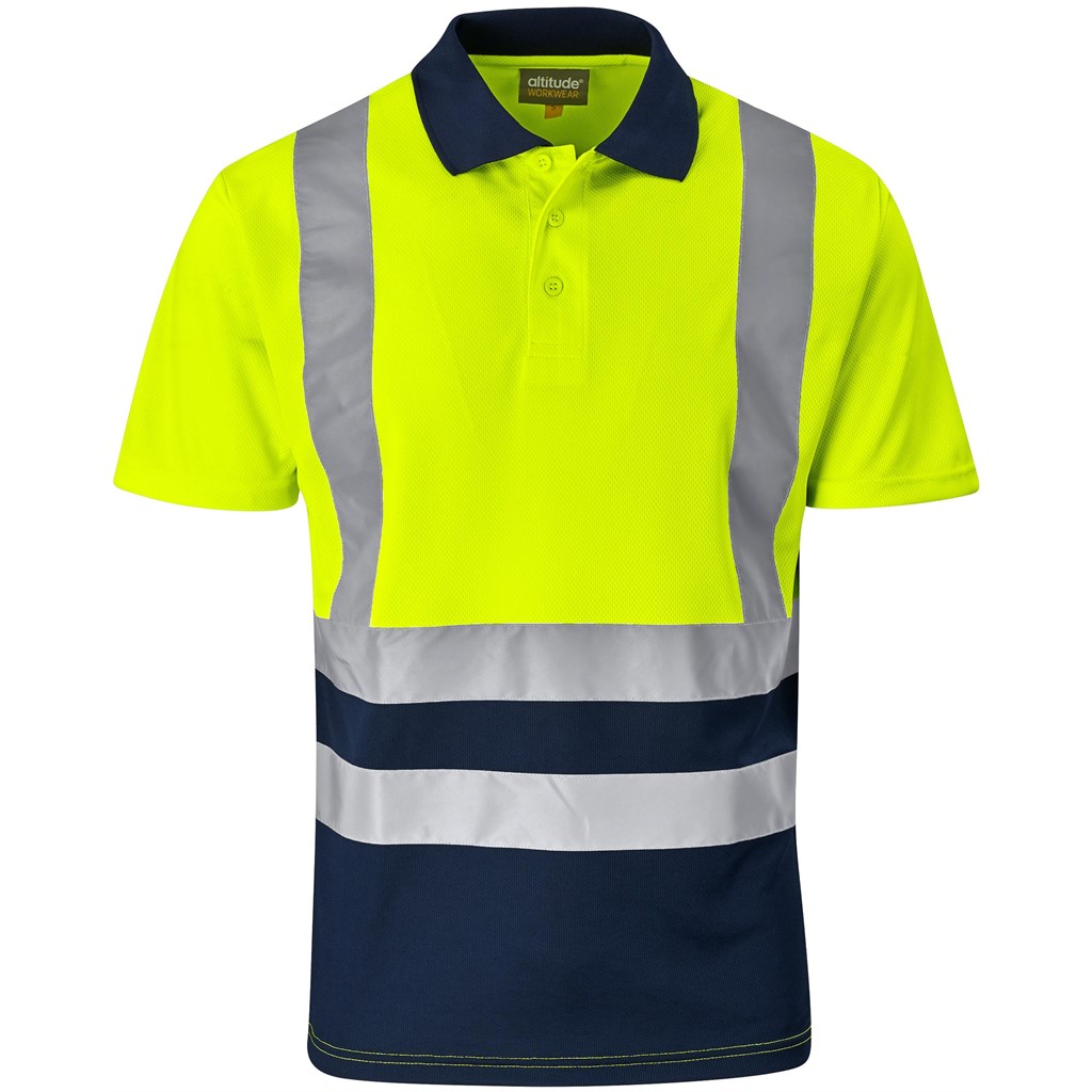 Surveyor Two-Tone Hi-Viz Reflective Golf Shirt | ALT-1402 | Amrod