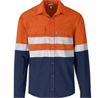 Access Vented Two-Tone Reflective Work Shirt Orange