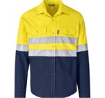 Access Vented Two-Tone Reflective Work Shirt Yellow
