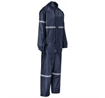 Outdoor Hi-Viz Reflective Polyester/PVC Rainsuit - Navy ALT-1601_ALT-1601-N-GHSI