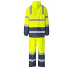 Torrent Two-Tone Hi-Viz Ref Polyester/PVC Rainsuit - Yellow ALT-1602_ALT-1602-Y-GHBK