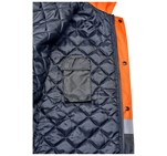Hazard Padded Two-Tone Hi-Viz Reflective Jacket Orange