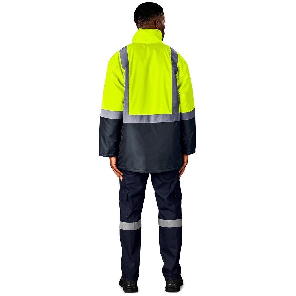 Hazard Padded Two-Tone Hi-Viz Reflective Jacket