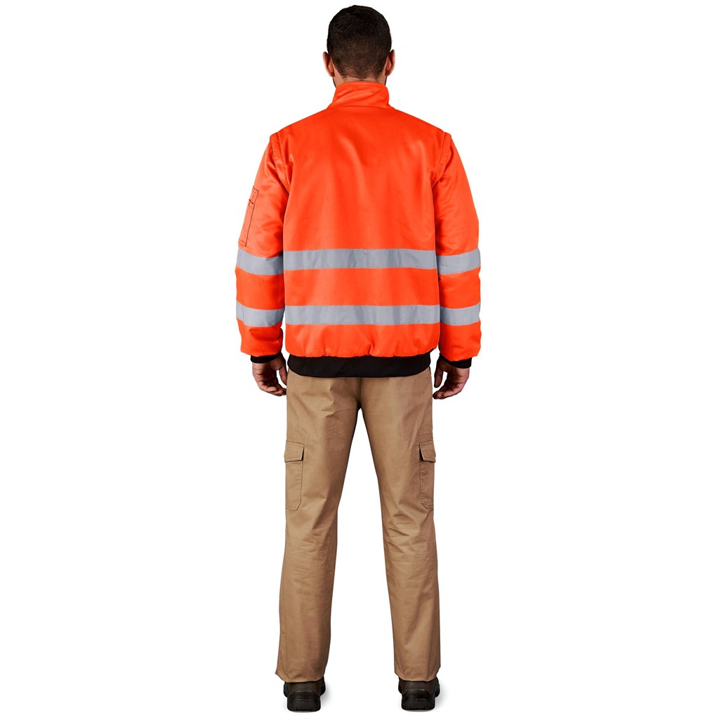 Techno Padded Hi-Viz Reflective Bunny Jacket