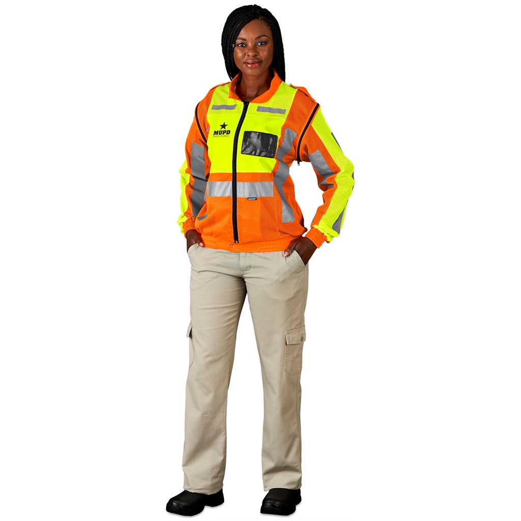 Metro Two-Tone Hi-Viz Reflective Zip-Off Jacket