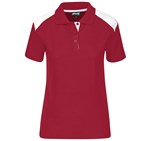Ladies Apex Golf Shirt Red