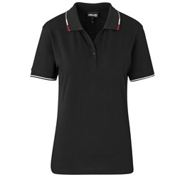 promo: Ladies Ash Golf Shirt Black (Black)!