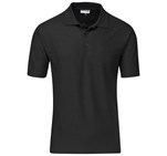 Kids Basic Pique Golf Shirt Black