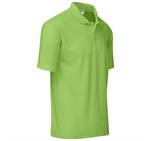 Kids Basic Pique Golf Shirt Lime