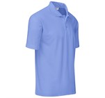 Kids Basic Pique Golf Shirt Light Blue