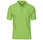 Kids Basic Pique Golf Shirt Lime