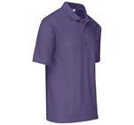 Kids Basic Pique Golf Shirt Purple