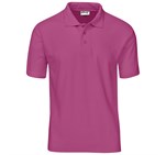 Kids Basic Pique Golf Shirt Pink