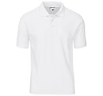 Kids Basic Pique Golf Shirt White