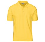 Kids Basic Pique Golf Shirt Yellow