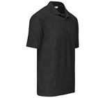 Mens Basic Pique Golf Shirt Black