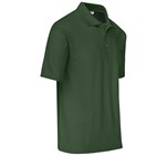 Mens Basic Pique Golf Shirt Dark Green