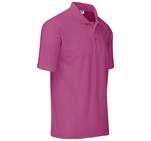 Mens Basic Pique Golf Shirt Pink