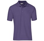 Mens Basic Pique Golf Shirt Purple
