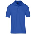 Mens Basic Pique Golf Shirt Royal Blue